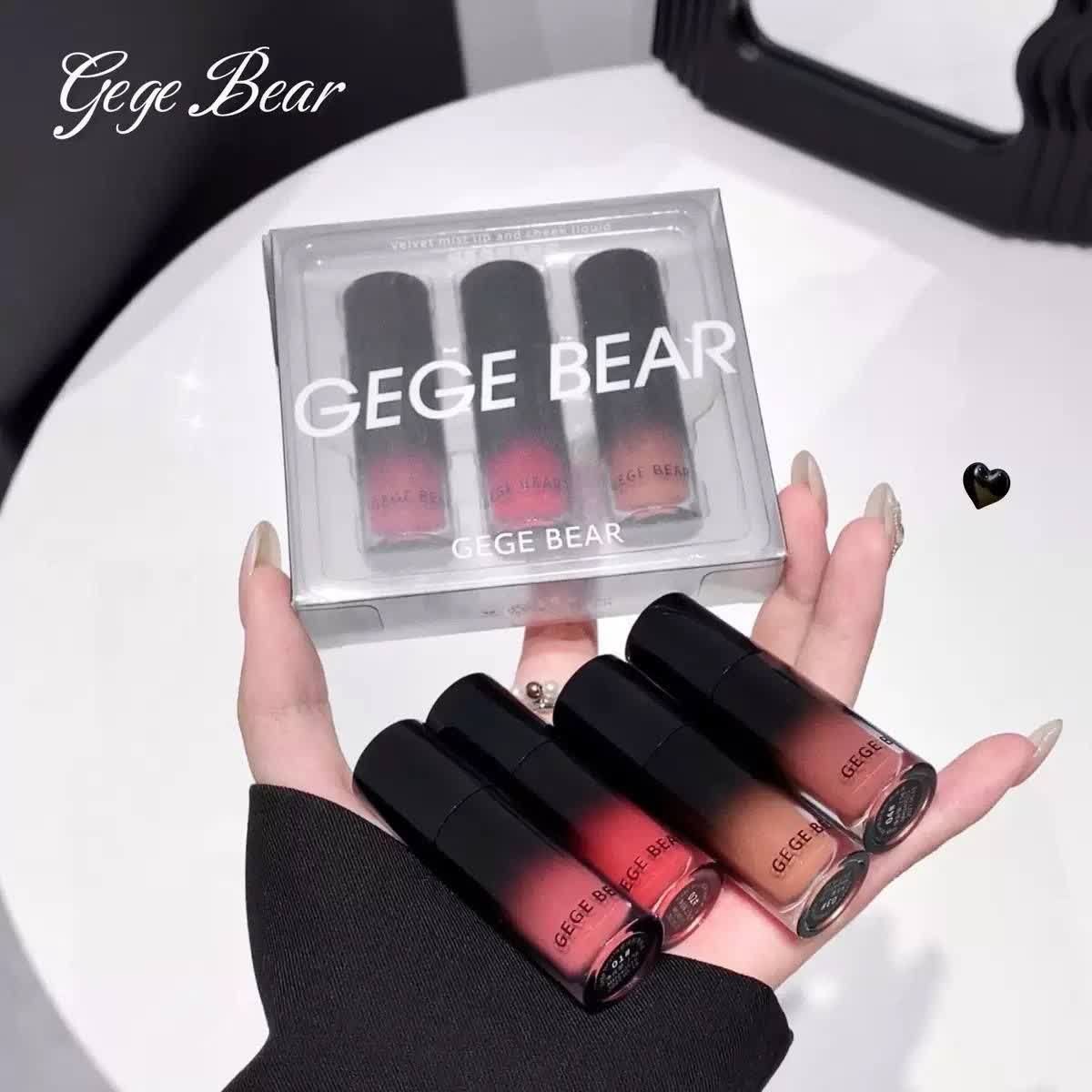 پک رژ های gege bear مات مخملی