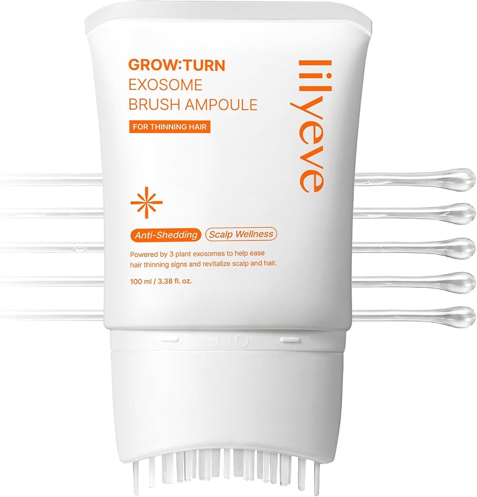 سرم رشد مو اگزوزوم Grow turn لیلیوئه lilyeve تقویت کننده و ضخیم کننده