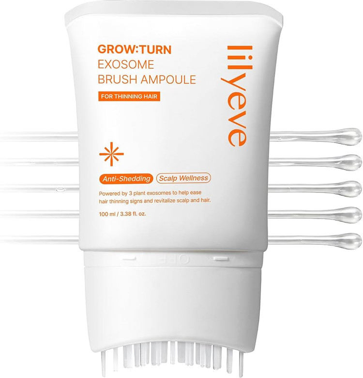 سرم رشد مو اگزوزوم Grow turn لیلیوئه lilyeve تقویت کننده و ضخیم کننده