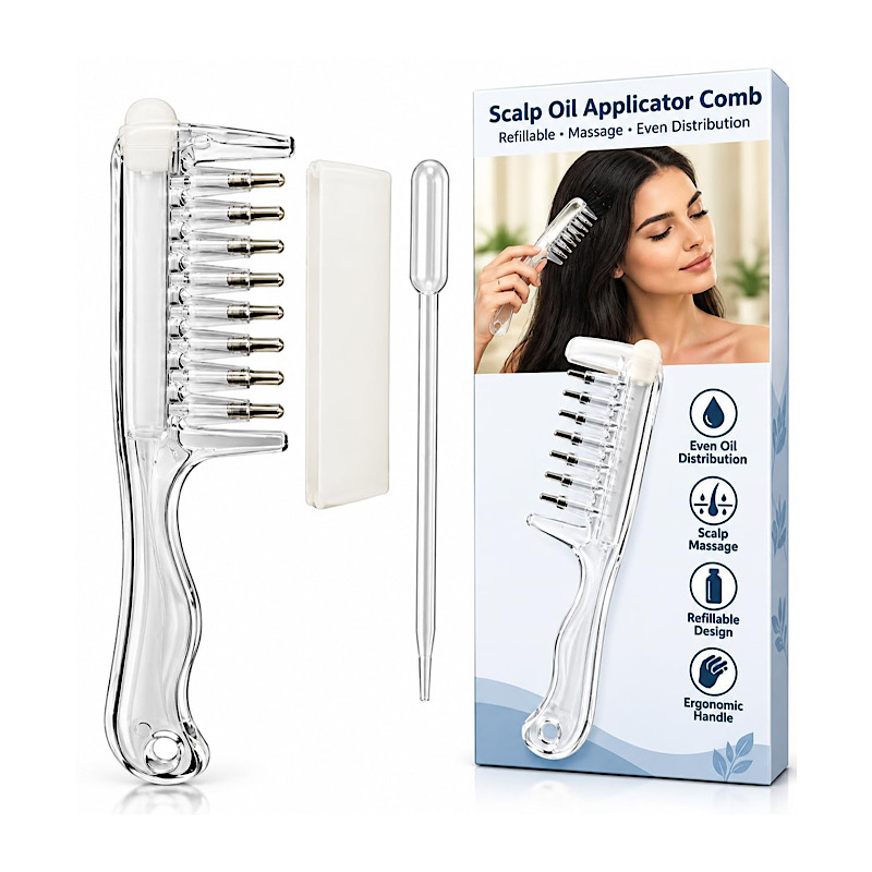شانه روغن‌رسان کف سر Scalp Oil Applicator Comb